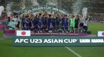 بفارق 4 أهداف.. اليابان تهزم الصين وتتوج بلقب كأس آسيا في جدة